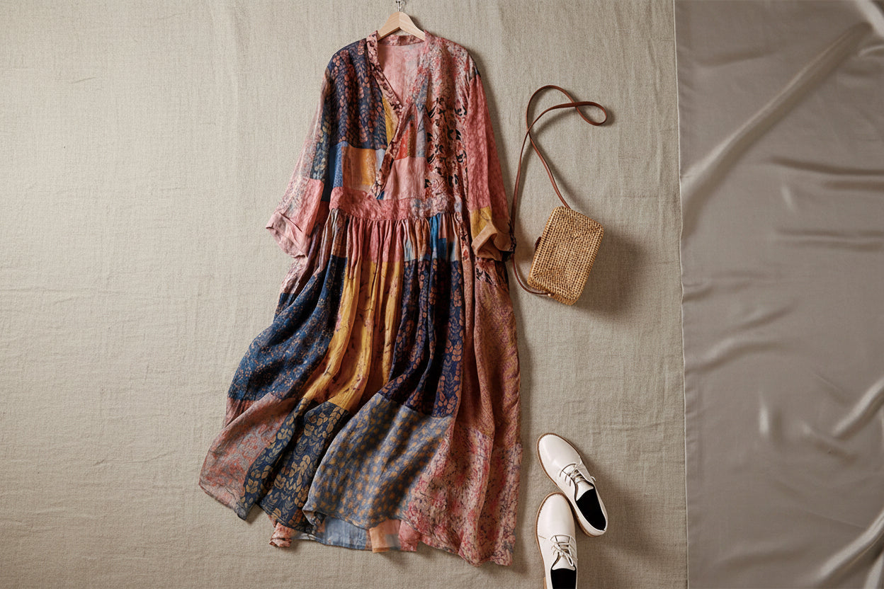 Women’s Retro Loose Dress