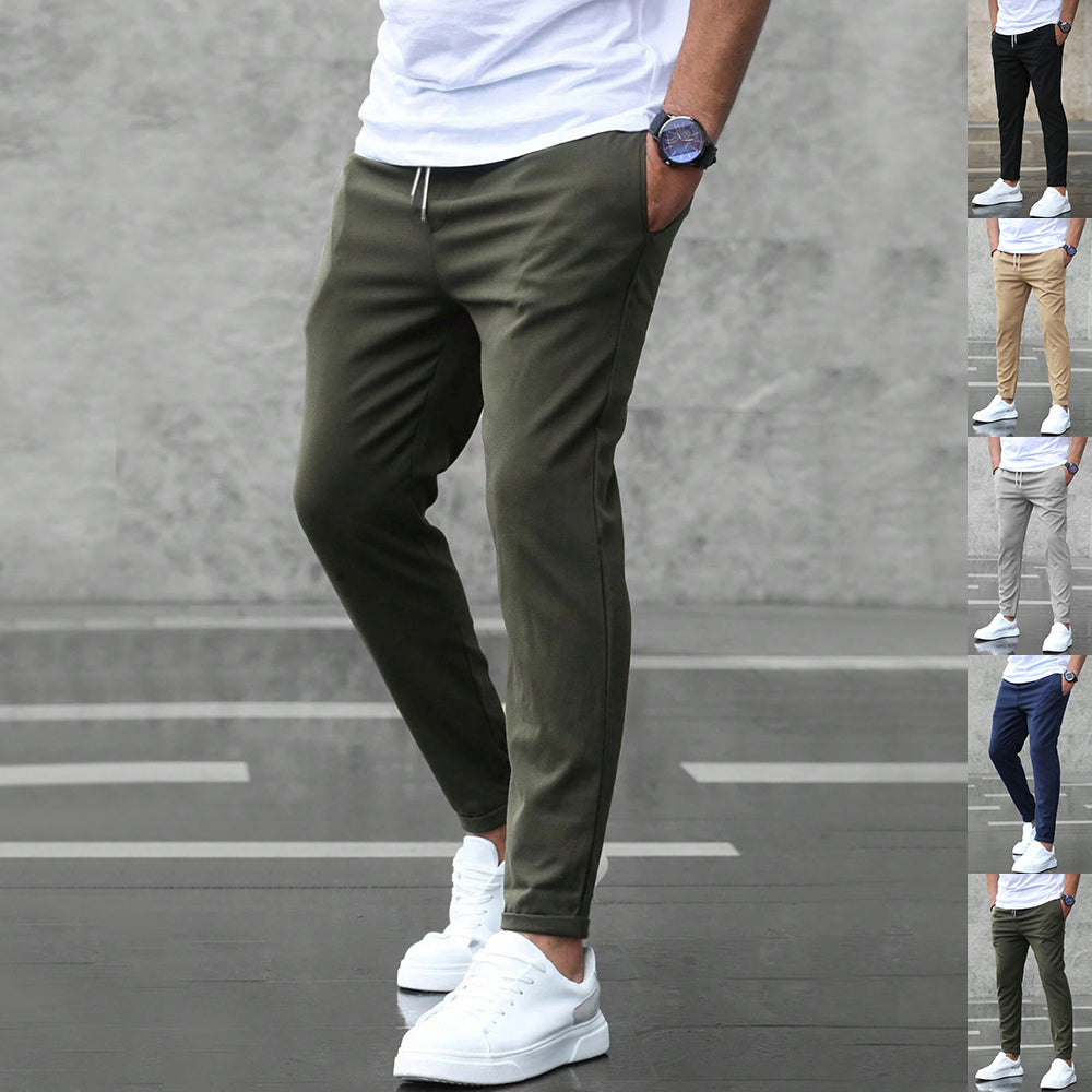 Men's Casual Drawstring Trousers