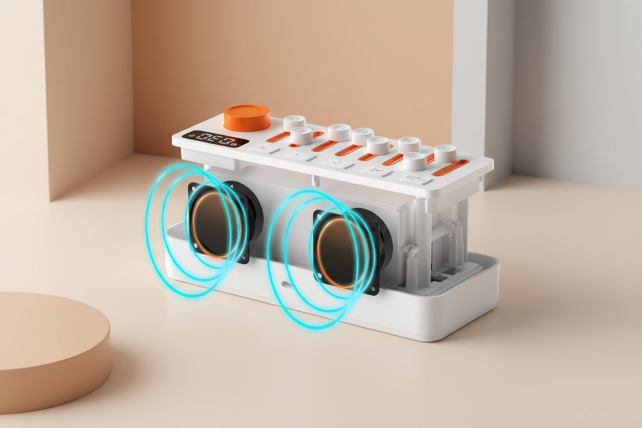 White Noise Sleep Sound Machine Seven-Colour Night Light