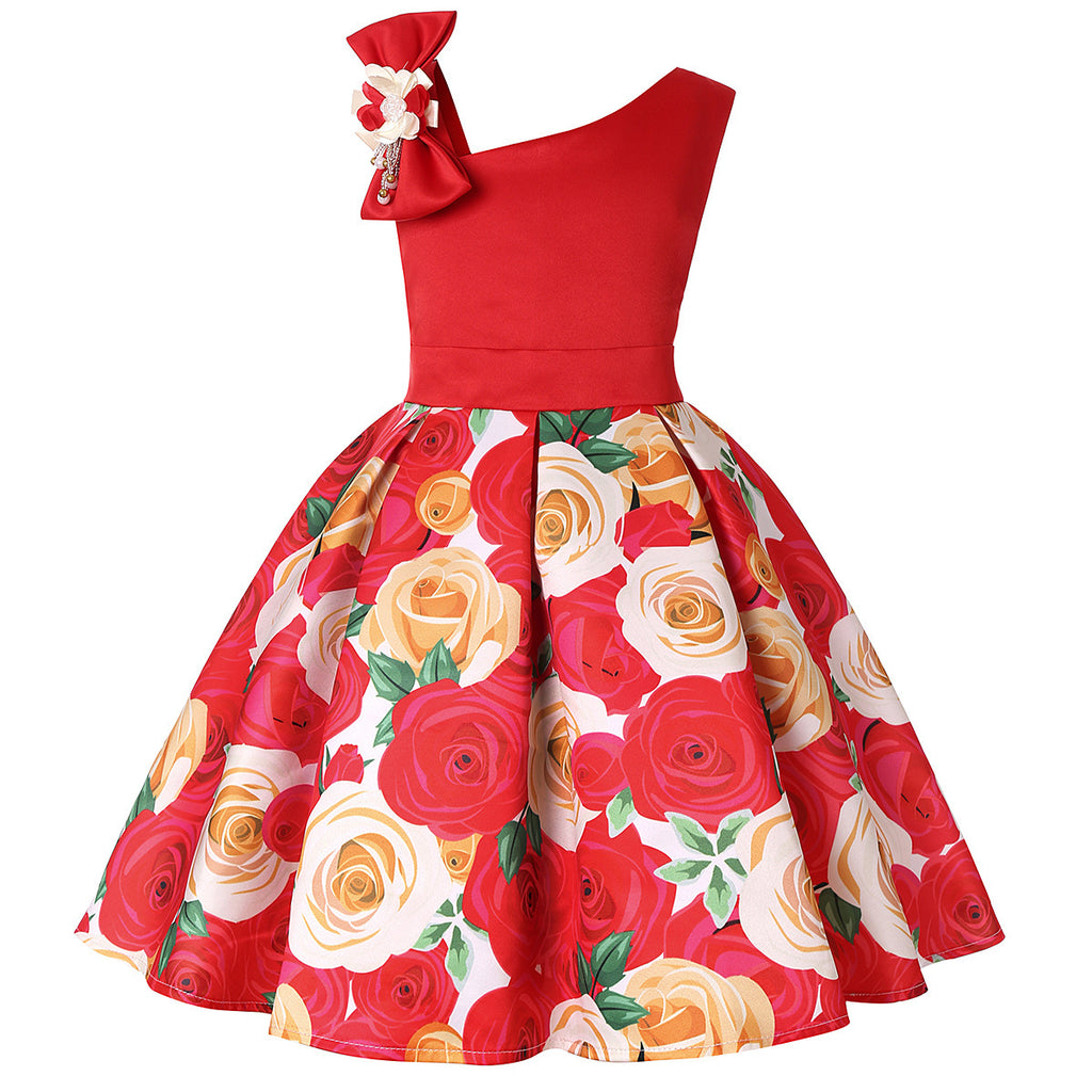 Girls Rose Dress