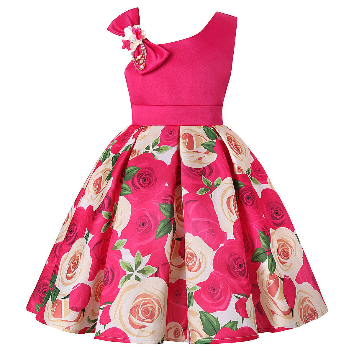 Girls Rose Dress