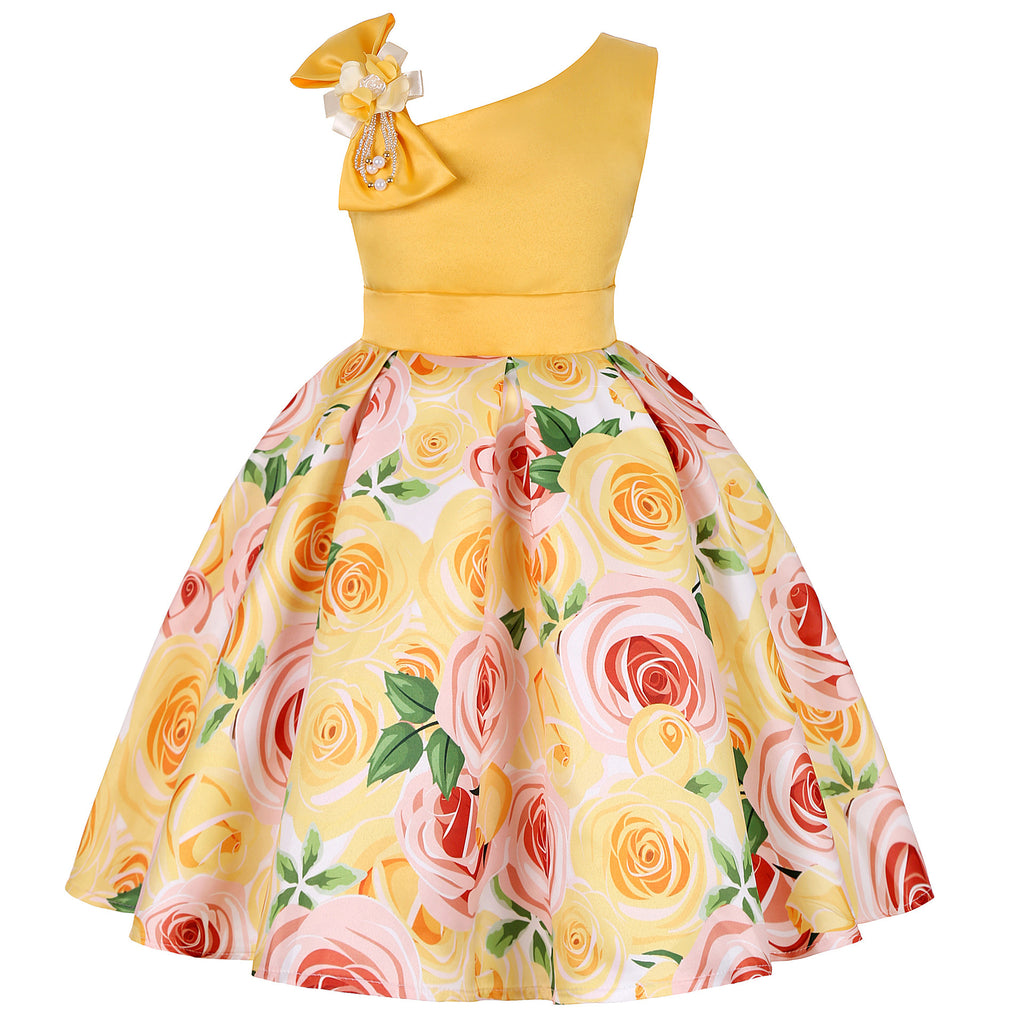Girls Rose Dress