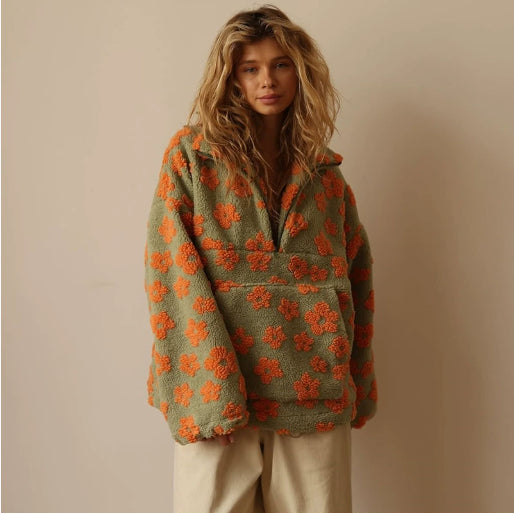 LambSoft Flower Hoodie