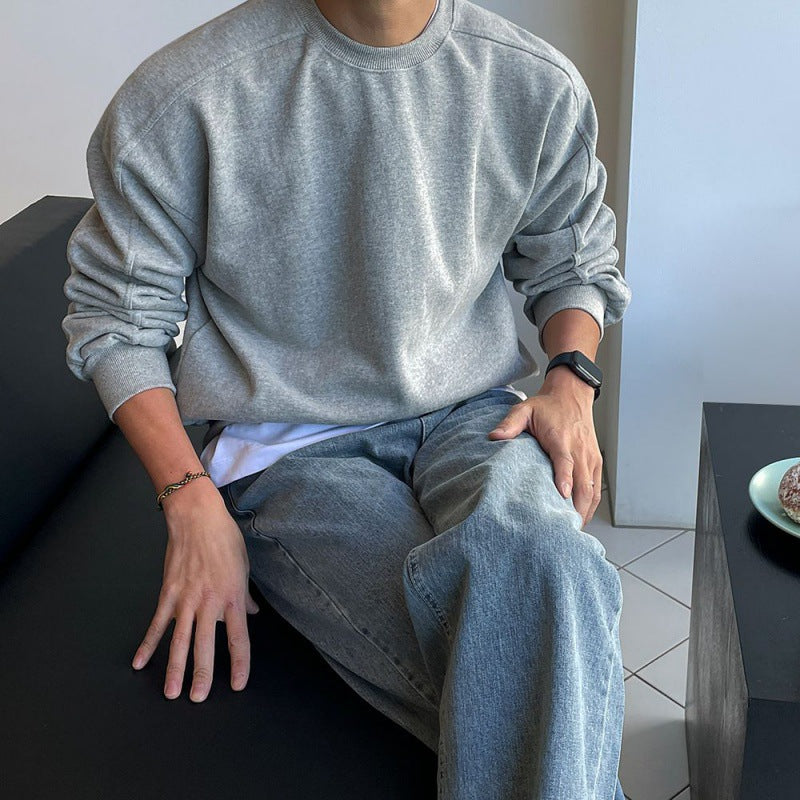 Men’s Baggy Crew Neck Sweater