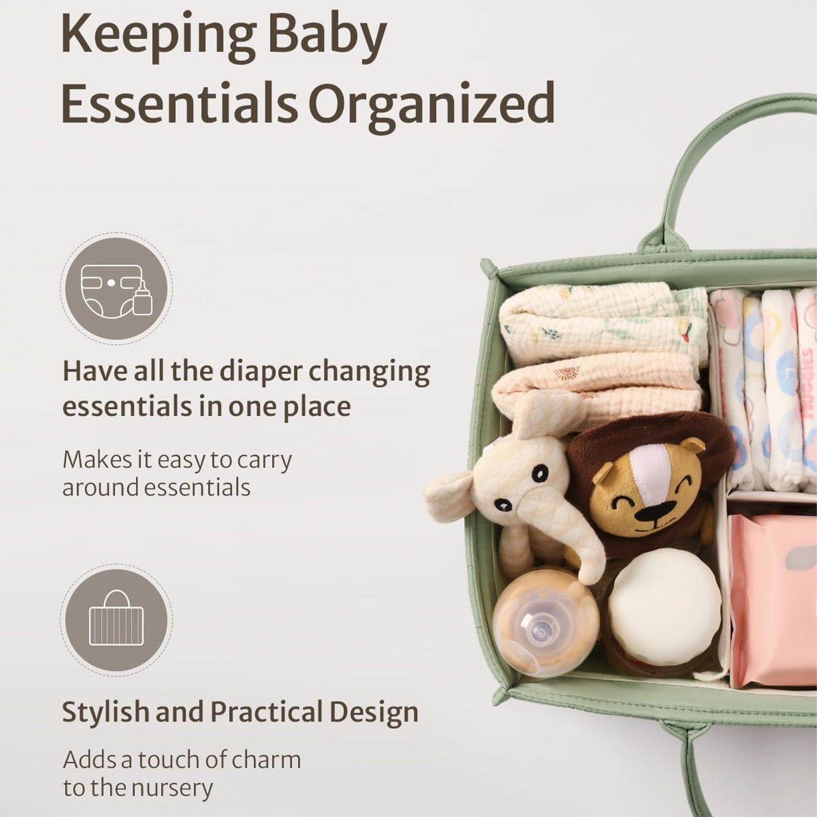 Baby Diaper Caddy Organiser