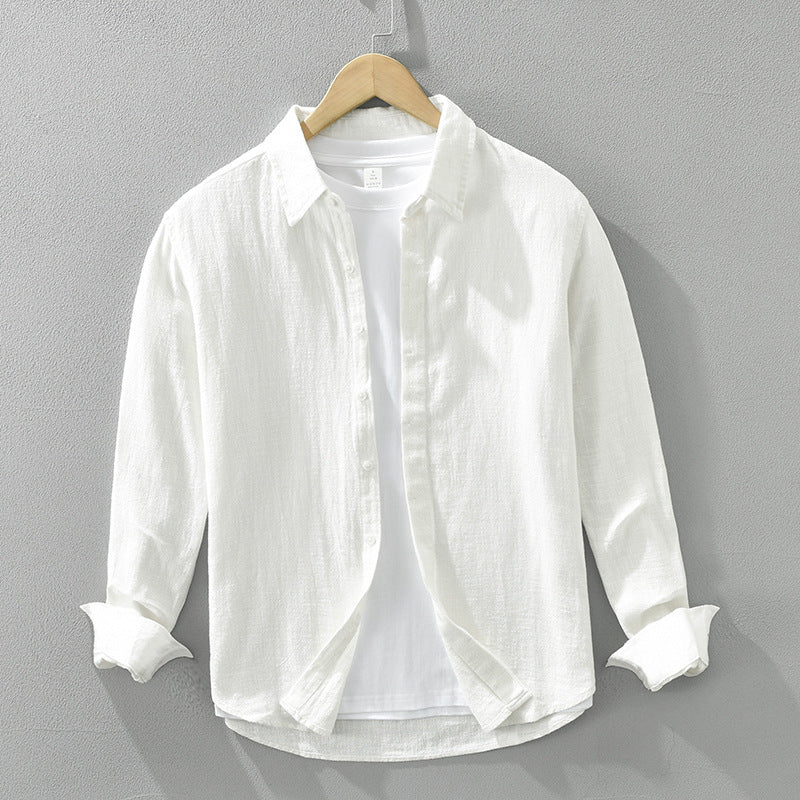 Men’s Linen Collar Shirt