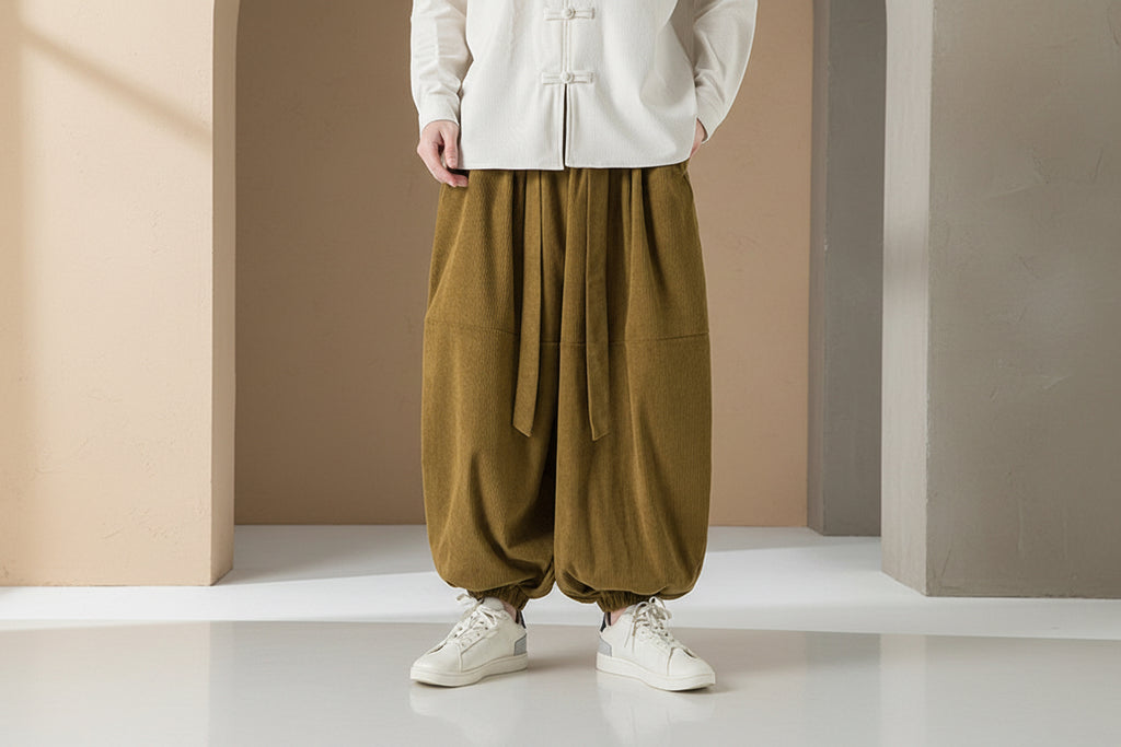 Men's Loose Harem Cuff Pants