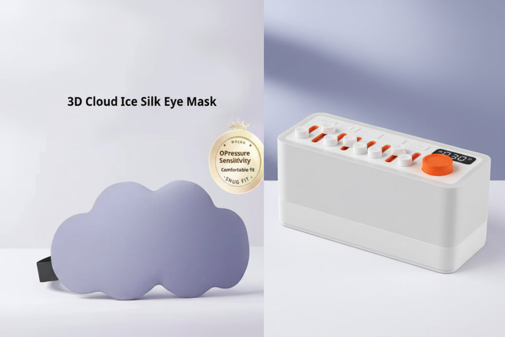 White Noise Sleep Sound Machine Seven-Colour Night Light