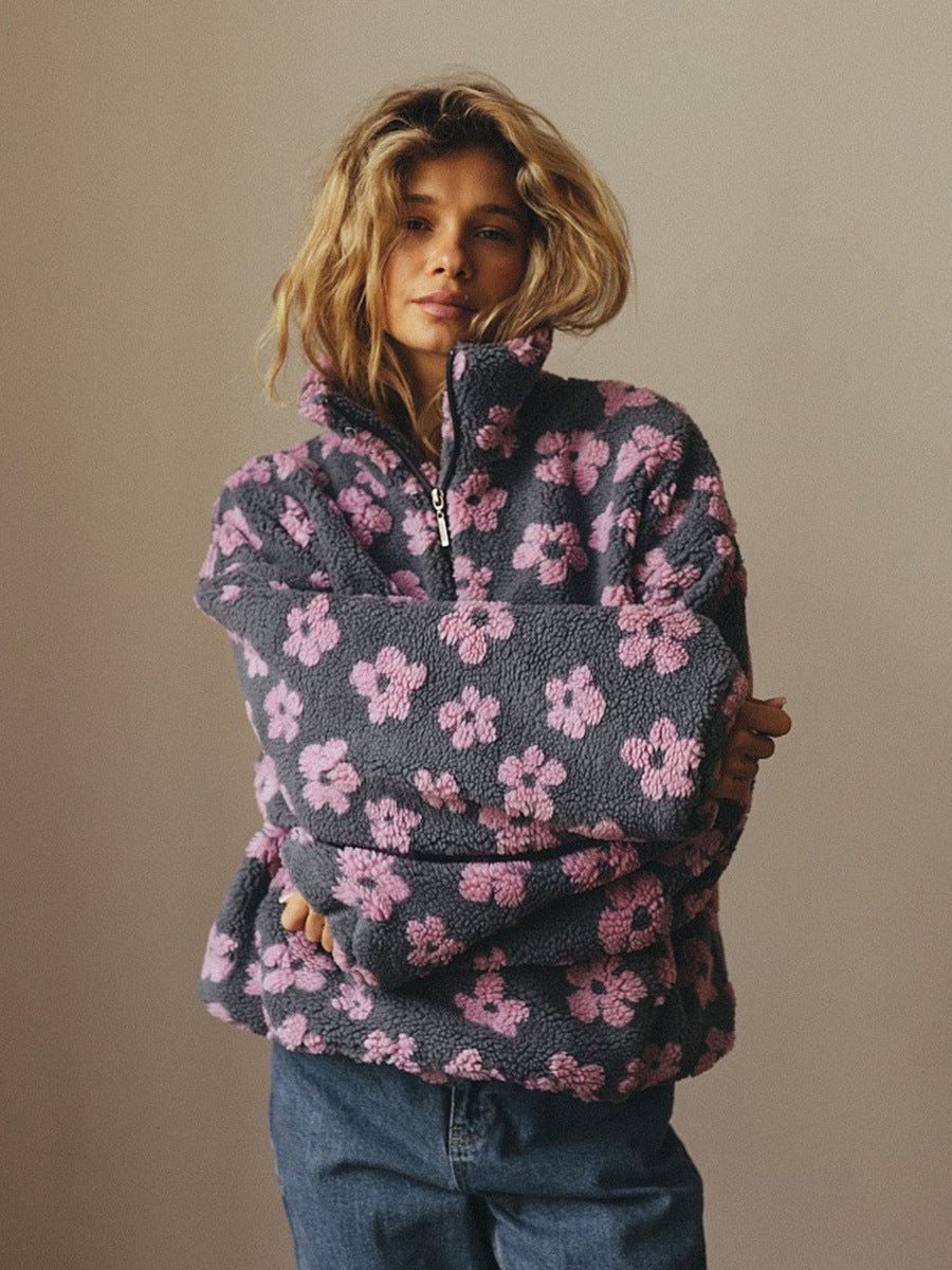 LambSoft Flower Hoodie