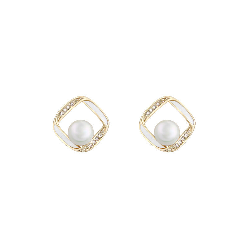 Women Mango Pearl Earrings