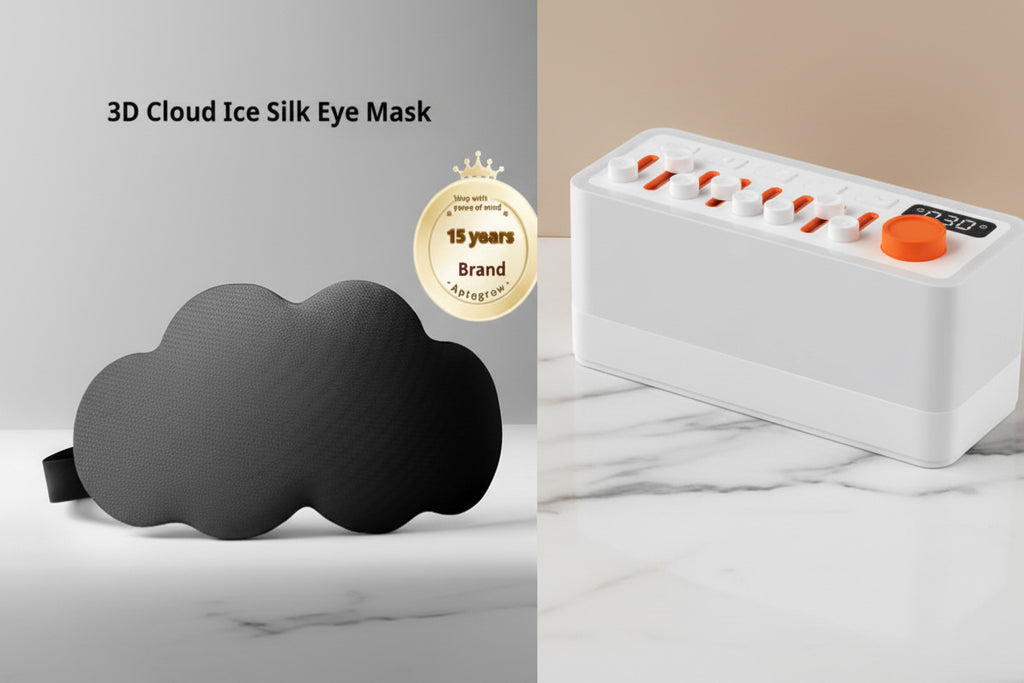 White Noise Sleep Sound Machine Seven-Colour Night Light