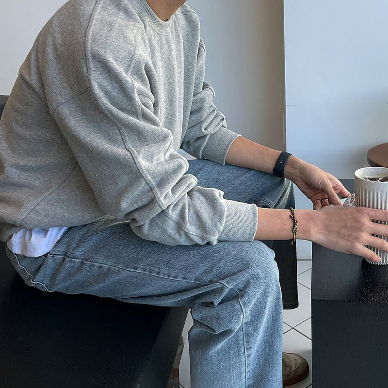 Men’s Baggy Crew Neck Sweater