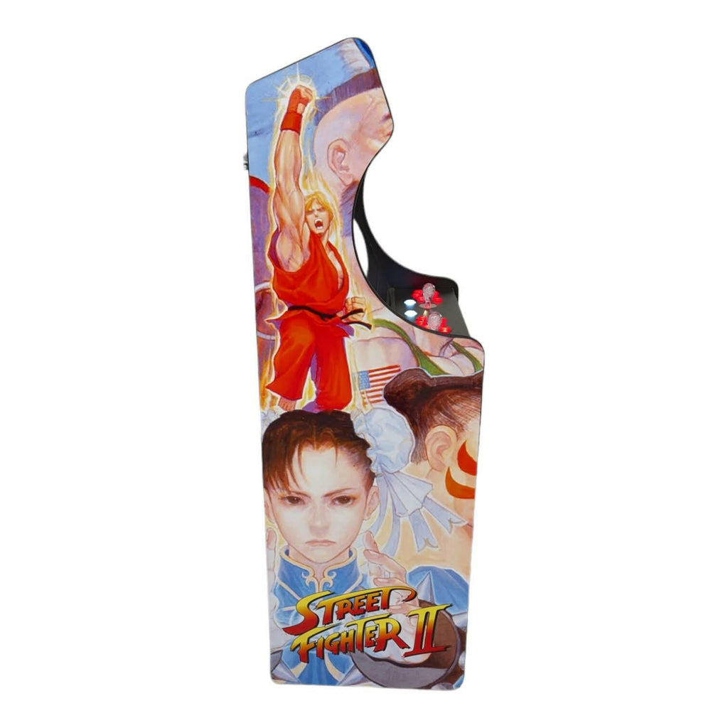 Deluxe 24" Home Arcade Cabinet | Street Fighter Theme | Up to 10,000 Games