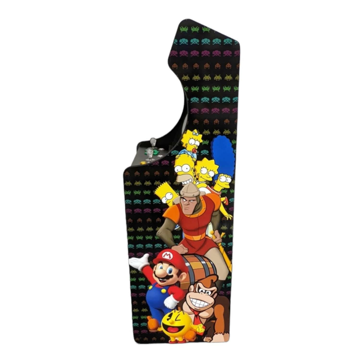 Deluxe 24" Home Arcade Cabinet | 80s Theme | Up to 10,000 Games