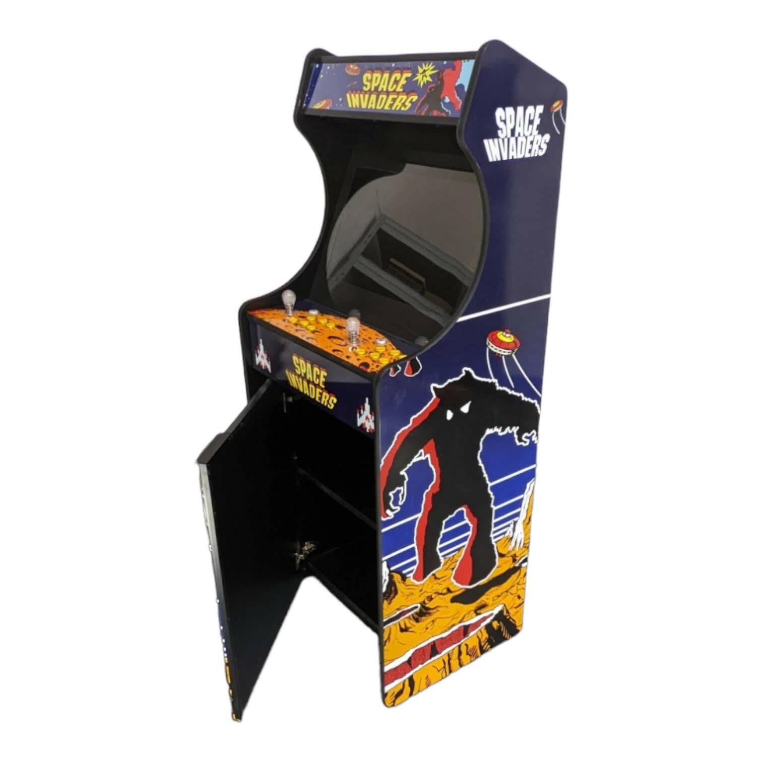 Deluxe 24" Home Arcade Cabinet | Space Invaders Theme | Up to 10,000 Games