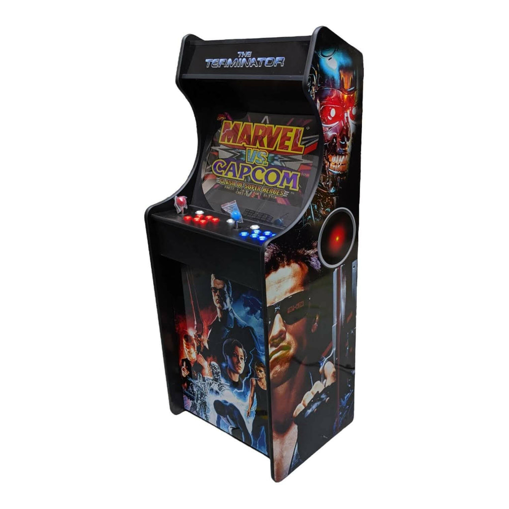 Deluxe 24" Home Arcade Cabinet | Terminator Theme | Up to 10,000 Games