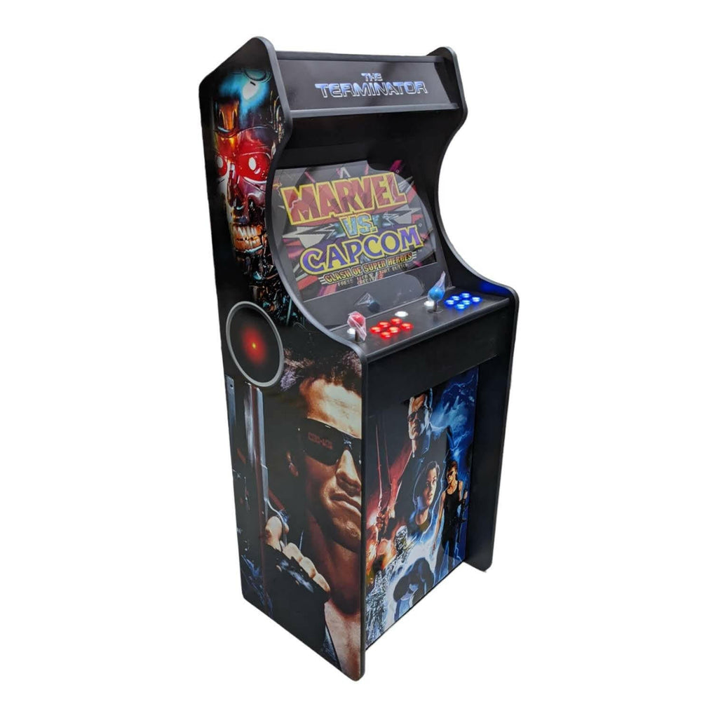 Deluxe 24" Home Arcade Cabinet | Terminator Theme | Up to 10,000 Games