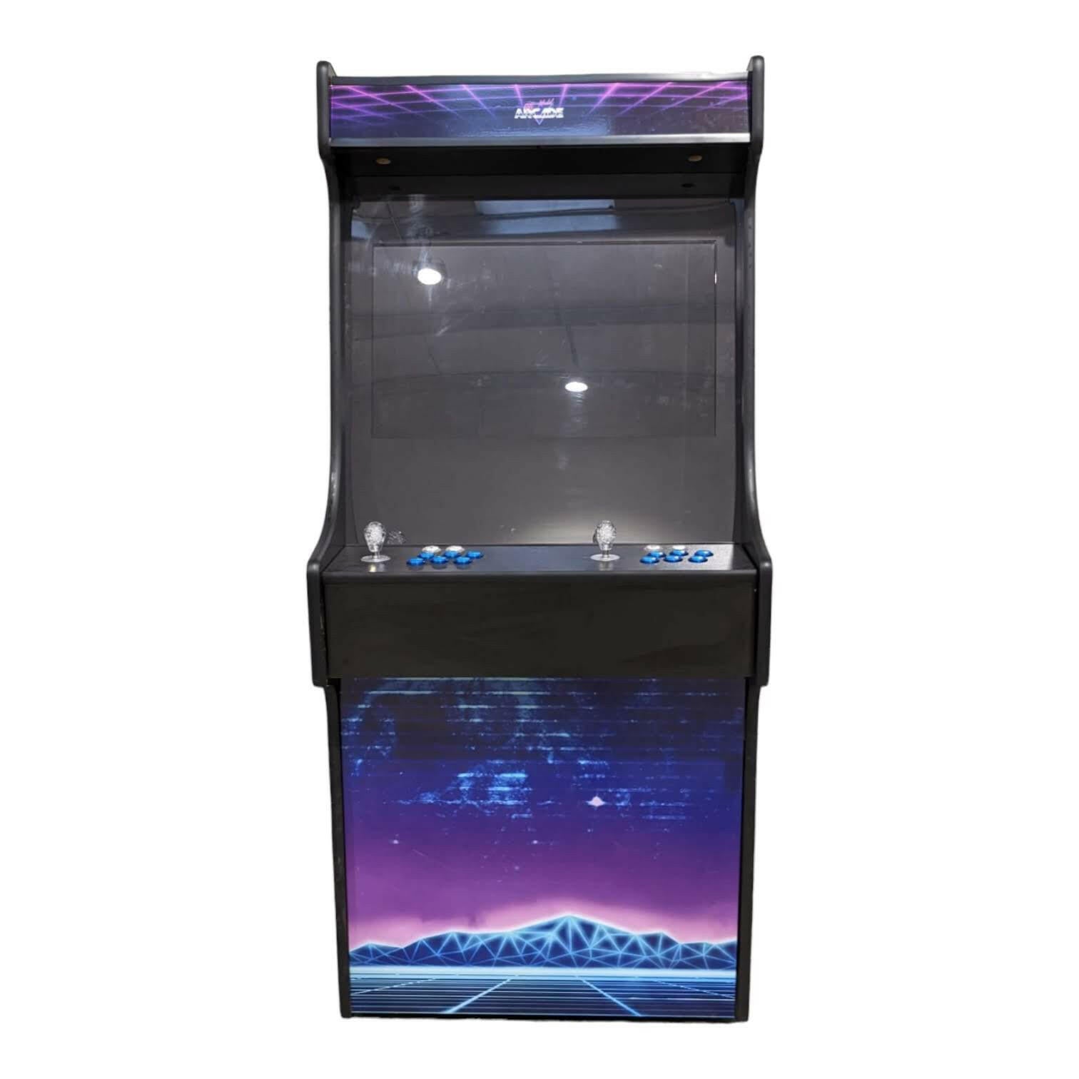 Deluxe 27" Arcade Machine | Pixel City Theme | Up to 10,000 Games