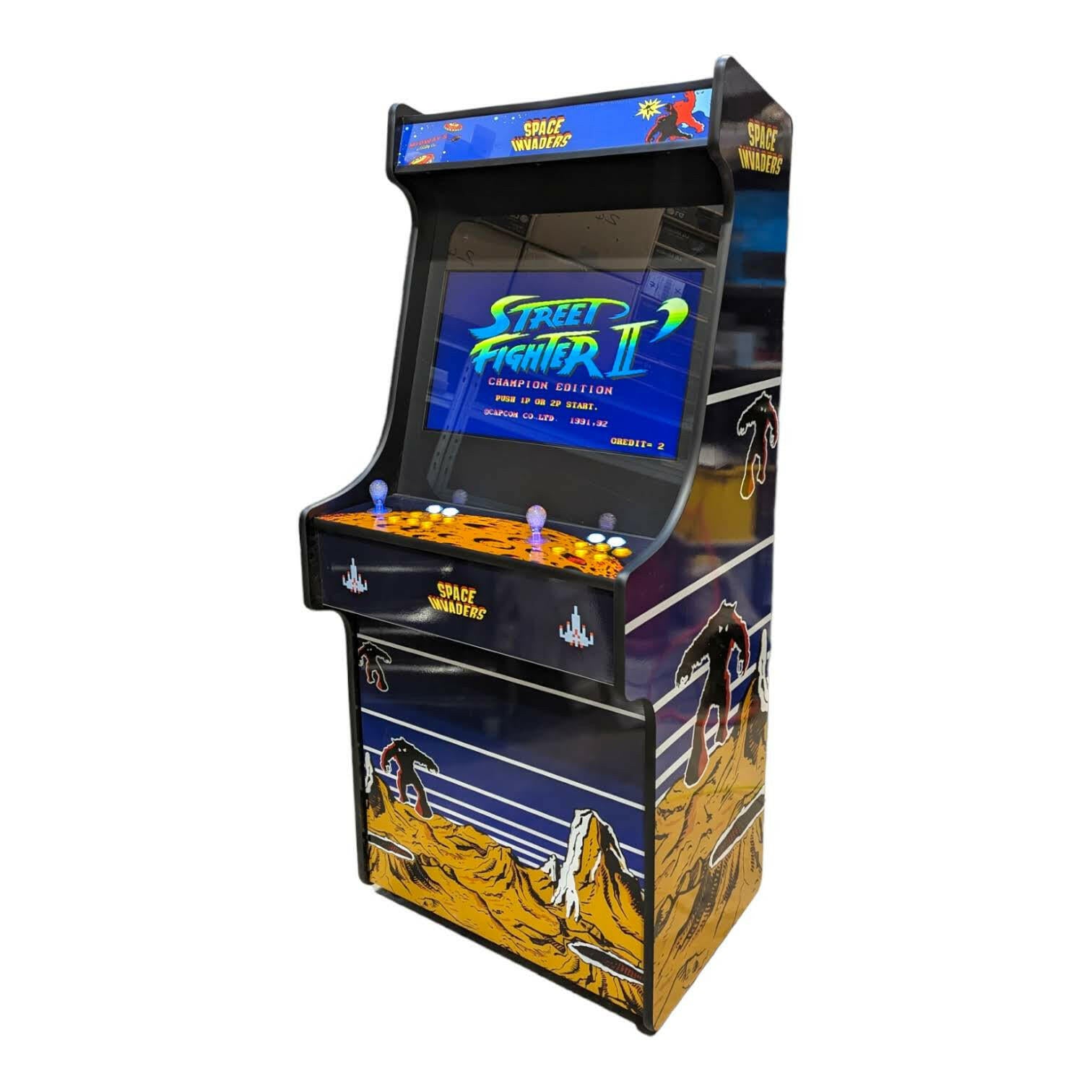 Deluxe 27" Arcade Machine | Space Invaders Theme | Up to 10,000 Games