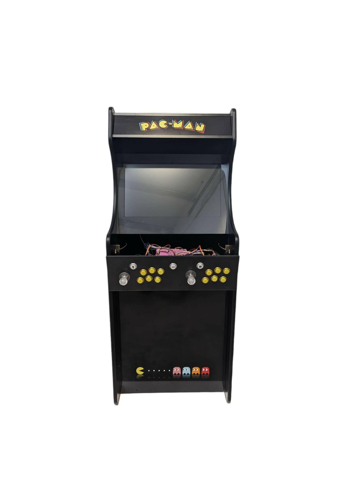 Deluxe 24" Home Arcade Cabinet | Pac-Man Dark Theme | Up to 10,000 Games