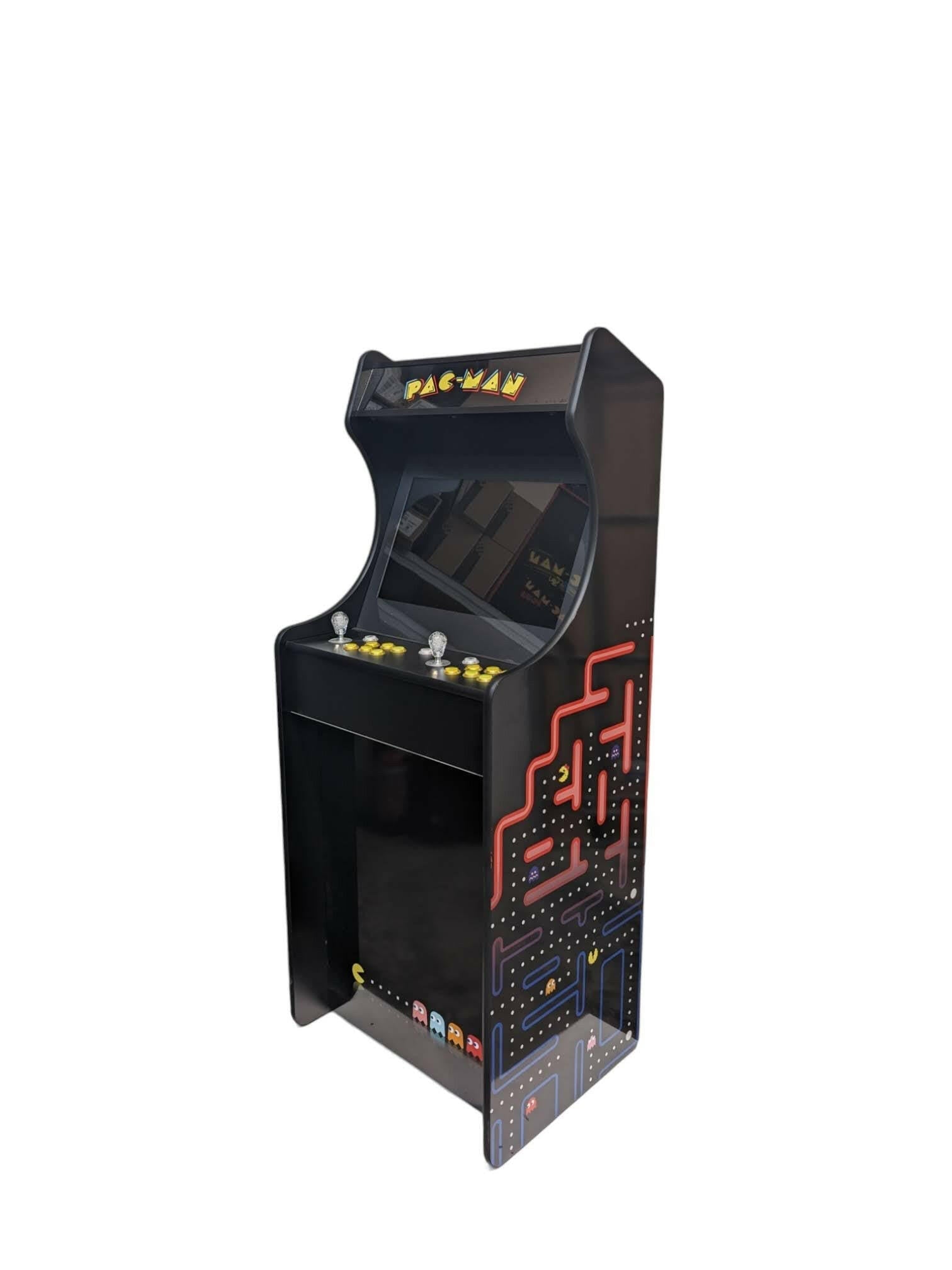 Deluxe 24" Home Arcade Cabinet | Pac-Man Dark Theme | Up to 10,000 Games