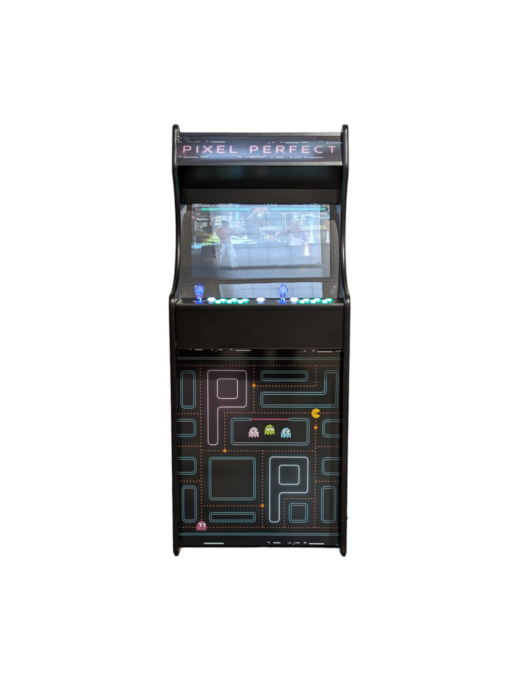 Deluxe 24" Home Arcade Cabinet | Pixel Perfect Theme | Up to 10,000 Games
