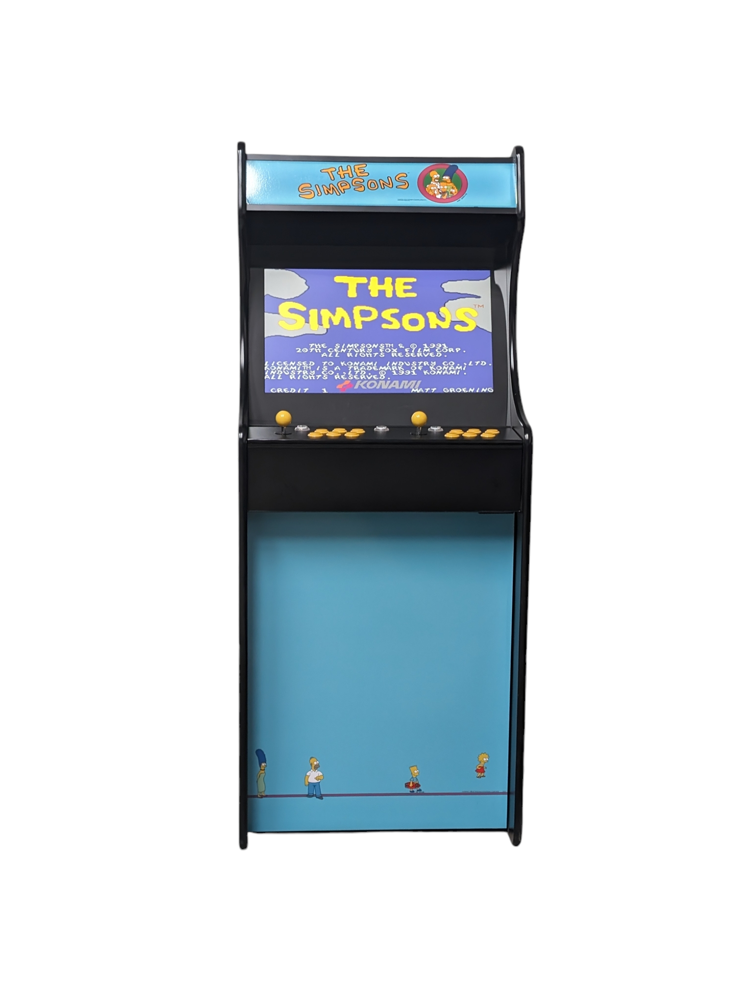 Deluxe 24" Home Arcade Cabinet | Simpsons Theme | Up to 10,000 Games