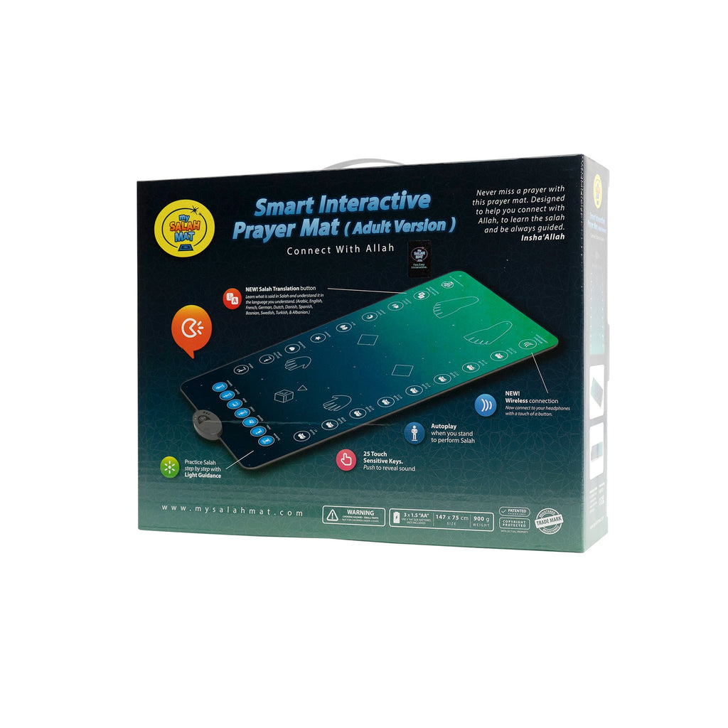 Smart Interactive Adult Prayer Mat | Wireless | 10 Languages | Ramadan & Eid Gift
