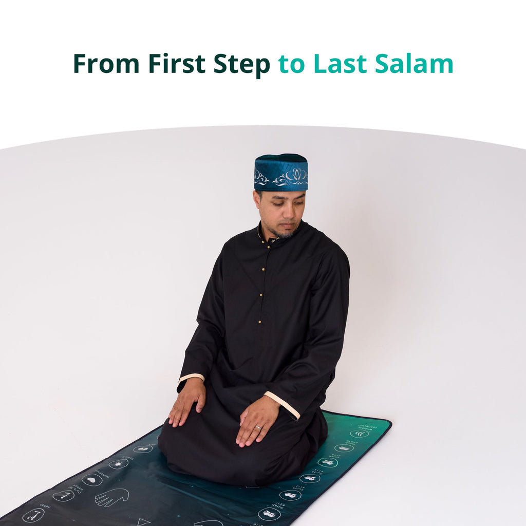 Smart Interactive Adult Prayer Mat | Wireless | 10 Languages | Ramadan & Eid Gift