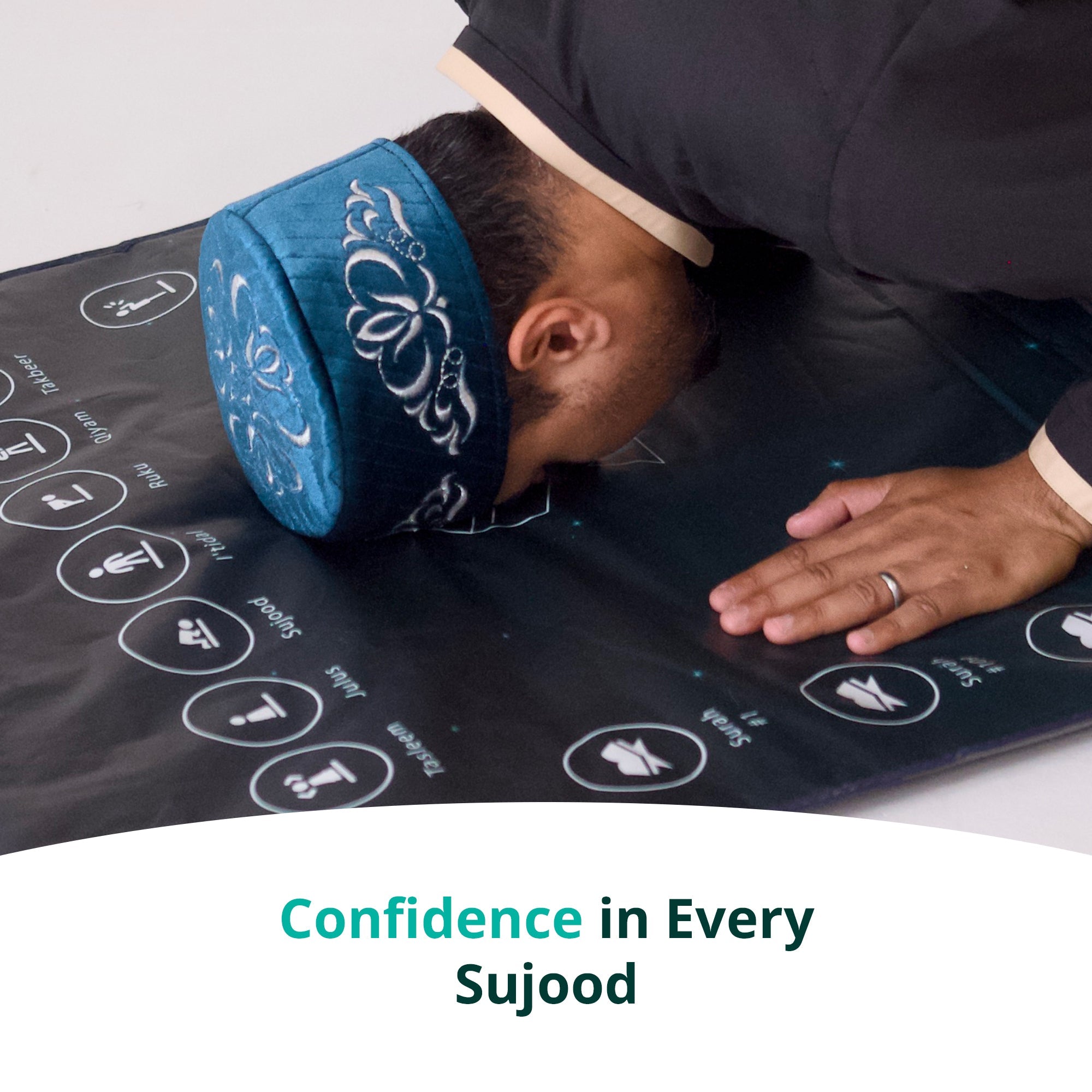 Smart Interactive Adult Prayer Mat | Wireless | 10 Languages | Ramadan & Eid Gift