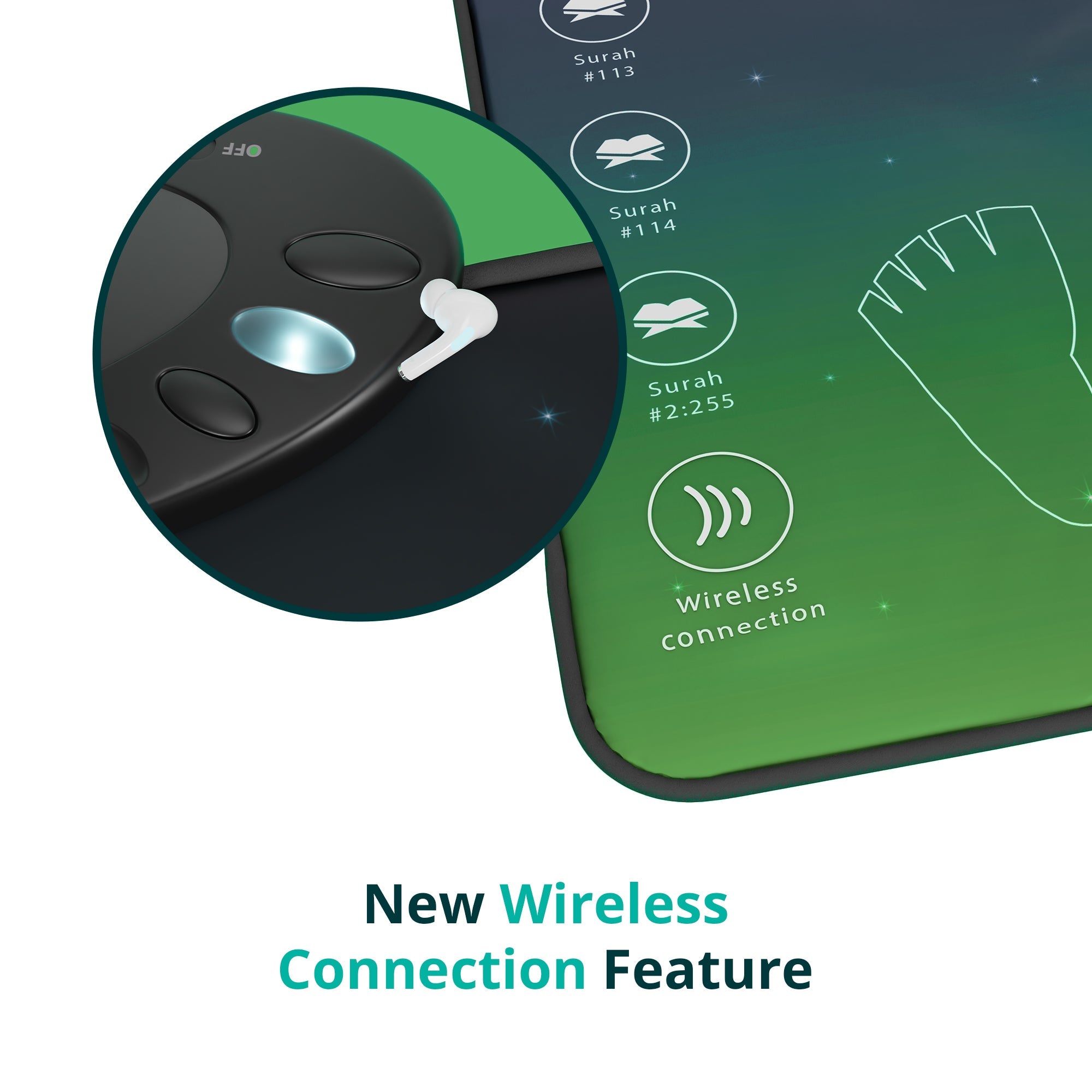 Smart Interactive Adult Prayer Mat | Wireless | 10 Languages | Ramadan & Eid Gift
