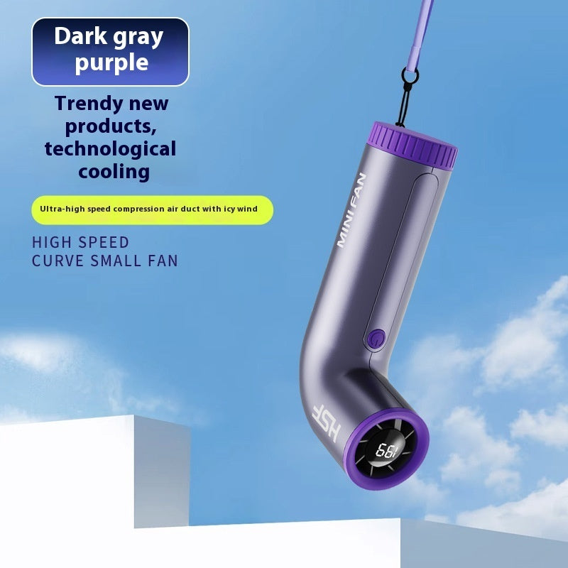 High-Speed Digital Portable Fan