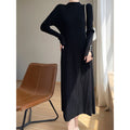 Women’s Ribbed Knit Bodice Dress