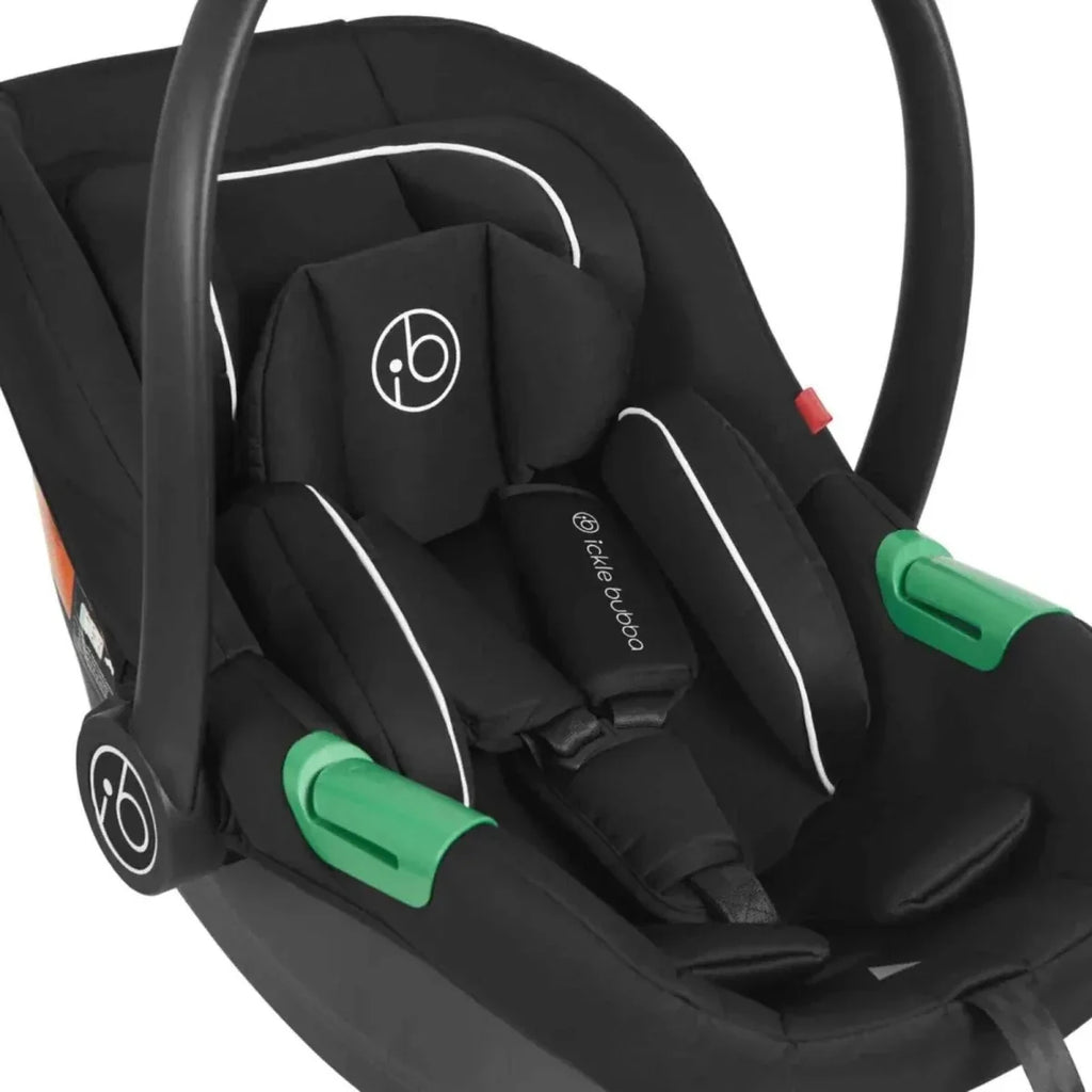 Ickle Bubba Stomp Luxe Travel System with i-Size Cirrus Car Seat & ISOFIX Base 12 pcs - Bronze & Midnight & Tan