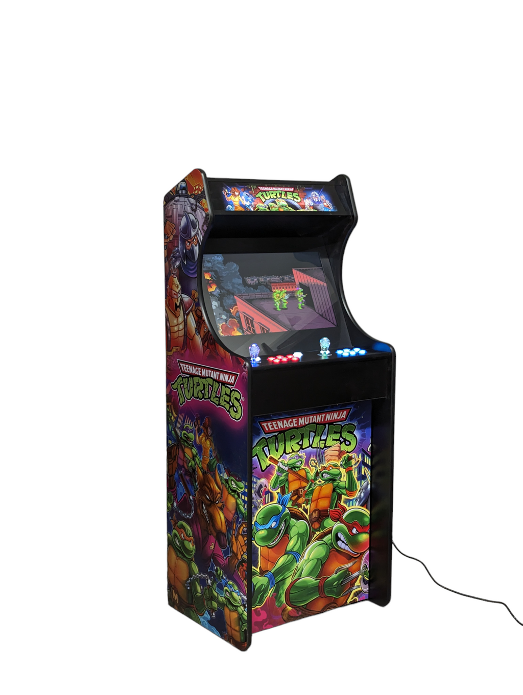 Deluxe 24" Home Arcade Cabinet | TMNT Turtles Theme | Up to 10,000 Games